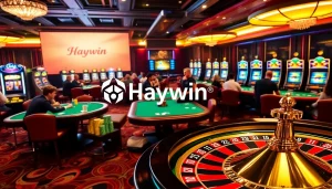 Experience the excitement of casino gaming at Haywin Casino with vibrant tables and thrilling action.