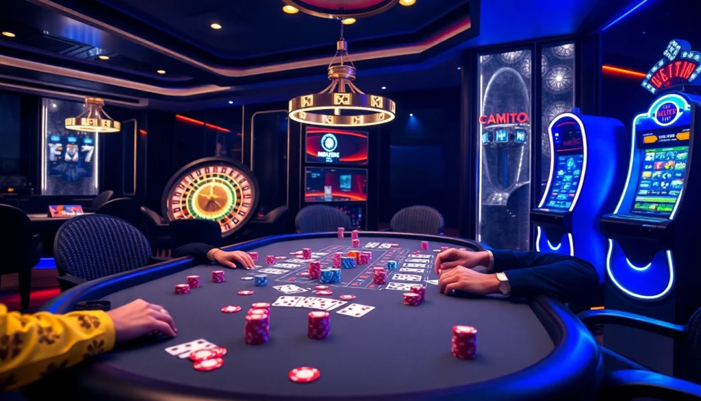 Experience thrilling moments at https://kkwin.life with an exciting casino game setup.