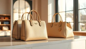 명품 이미테이션 가방의 섬세한 디테일이 강조된 사진