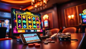 Slot depo 1k menarik perhatian dengan permainan slot online berwarna cerah dan teknologi modern.