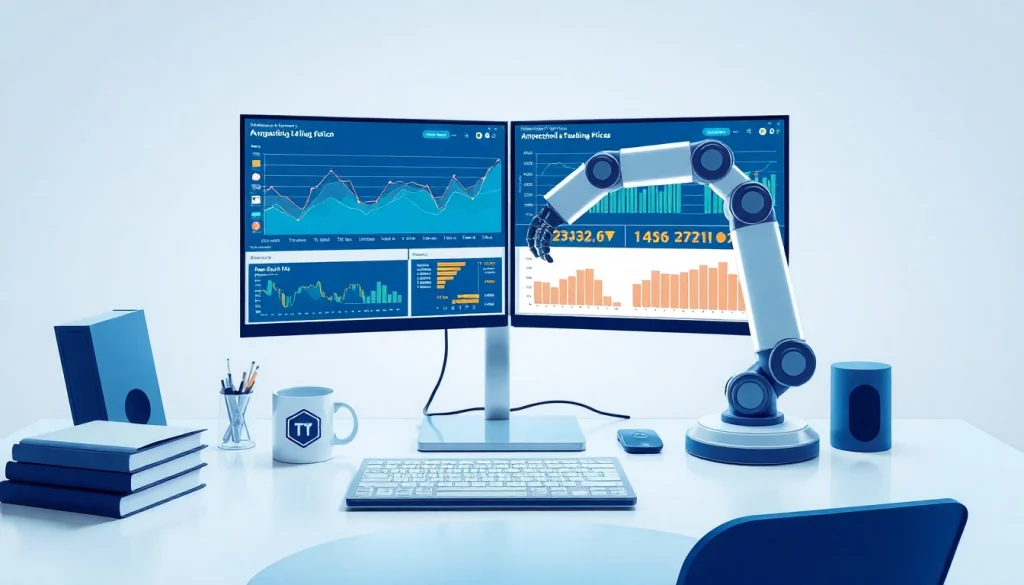 Web scrapping dashboard displaying Amazon price fluctuations and data analytics.