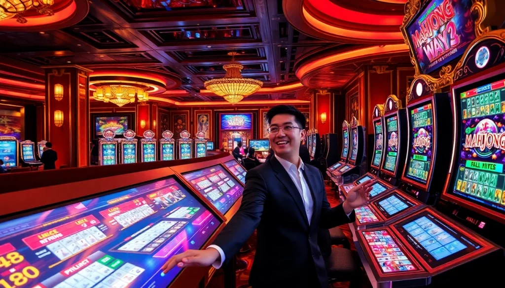 Enjoy the thrilling experience of Mahjong Ways 2 on luxurious casino slot machines.