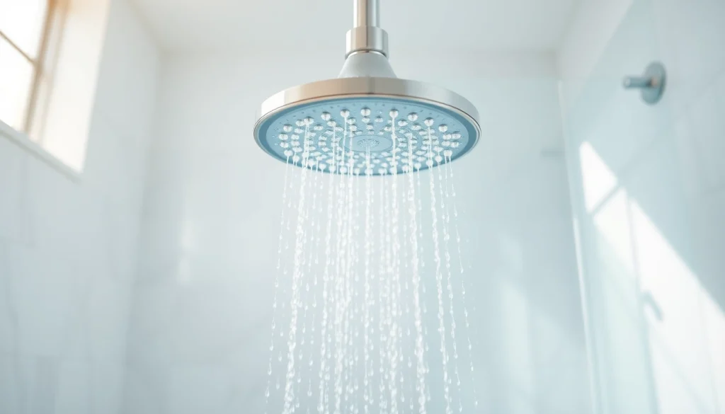 Enjoy refreshing sunny shower experience in a modern bathroom with elegant features.