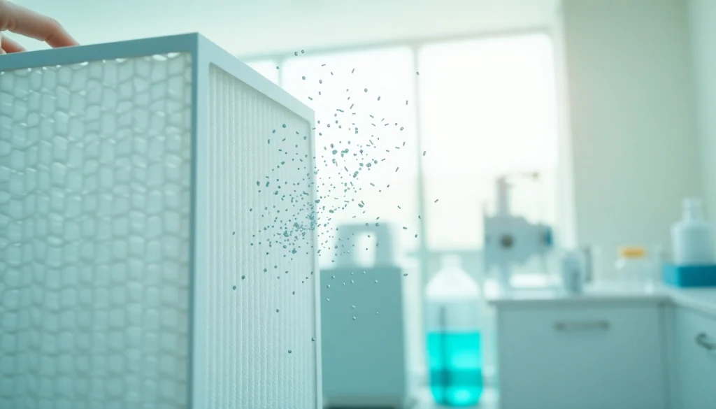 Enhance air quality with this HEPA filter showcasing its advanced filtration design.