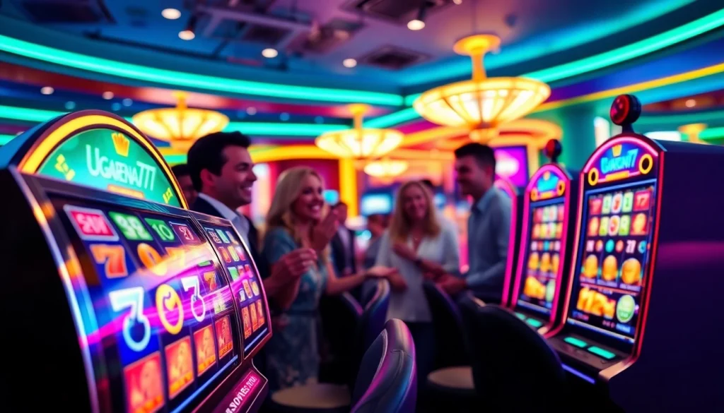 Menampilkan pengalaman bermain di ugarena777 dengan permainan slot yang menarik dan cerah.