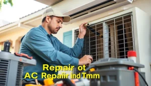 AC Repair Tampa FL technician efficiently fixing an air conditioning unit in a residential area.