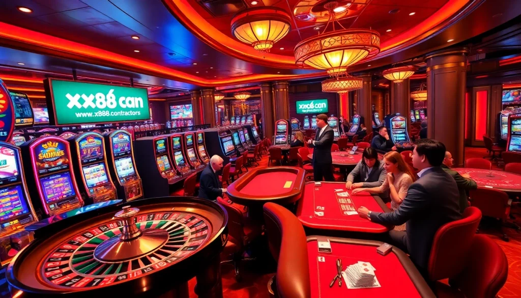 Experience the excitement of gaming at https://xx88.contractors/ with vibrant slot machines and thrilling casino action.