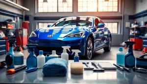 Experience premium car detailing Chattanooga with expert services showcased in a modern garage.