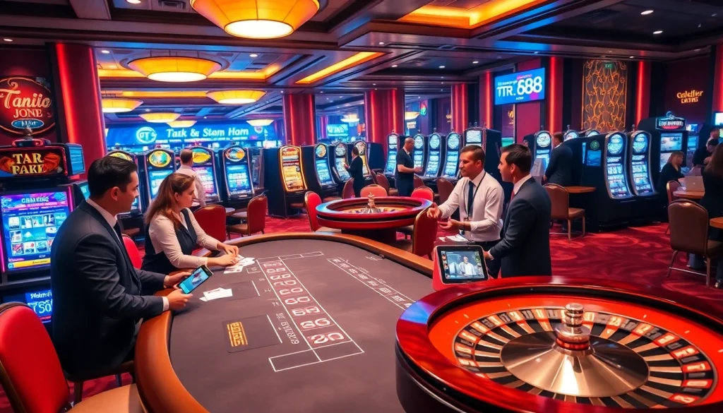 Engage in thrilling casino games like blackjack and slots with TR 88 technology evident in modern setups.