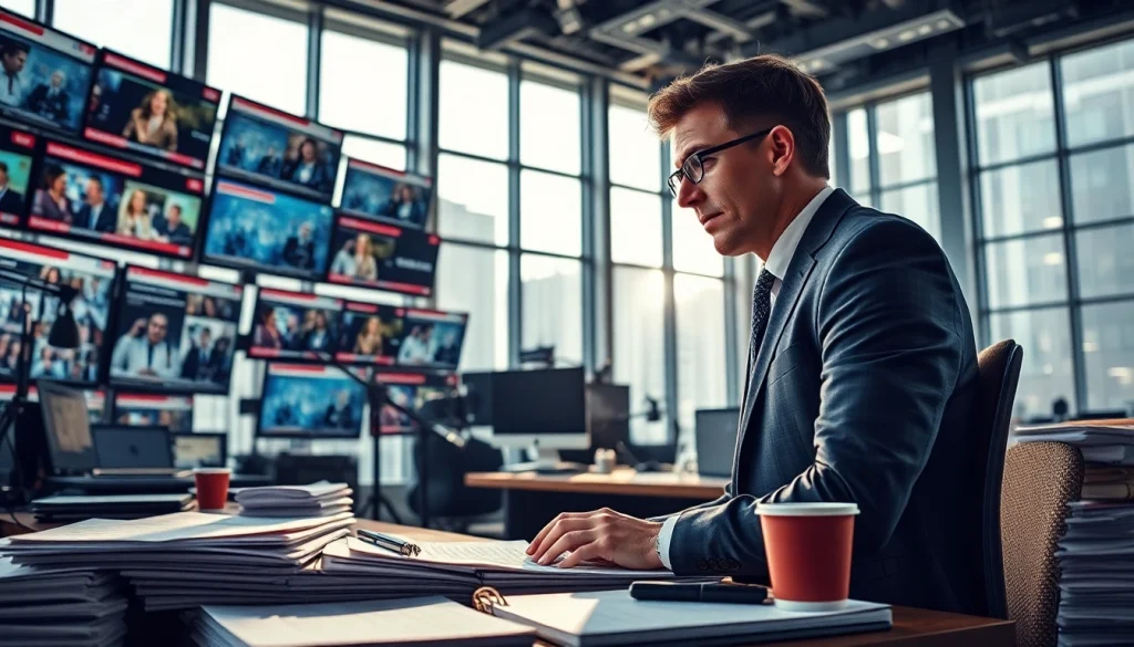 Read the latest from https://leadertimes.com in a dynamic newsroom filled with news displays.