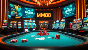 Experience the thrill of gambling at https://mm88.video/ with vibrant casino tables and exciting slot machines.