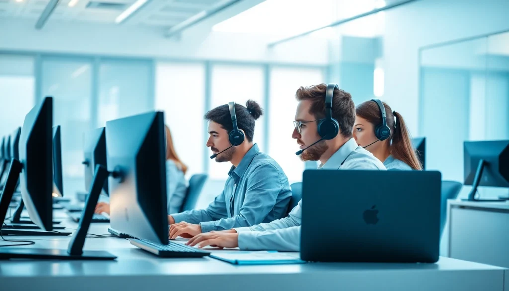 zirvegrupbilgisayar profesyonel IT destek ekibi modern ofiste çalışırken