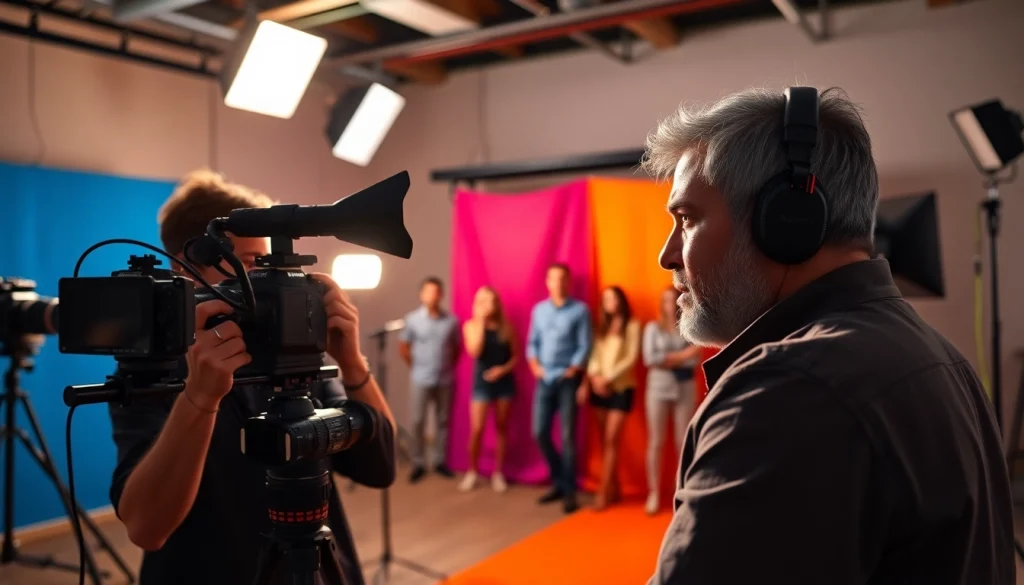 Learn about freelance photography business course while professional photographer captures portraits.