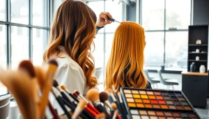 Vopsirea profesională a părului în salon vopsit bucuresti.