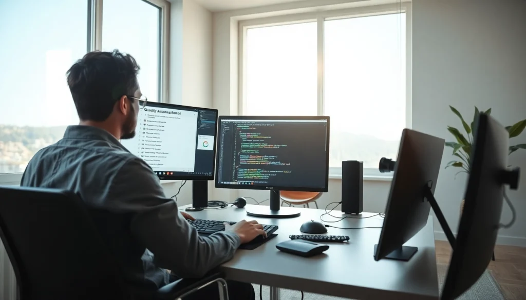 Streamline your remote quality assurance jobs with expert tools and a modern workspace.