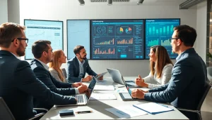 Explore competitive intelligence faqs through teamwork in a dynamic strategy meeting.