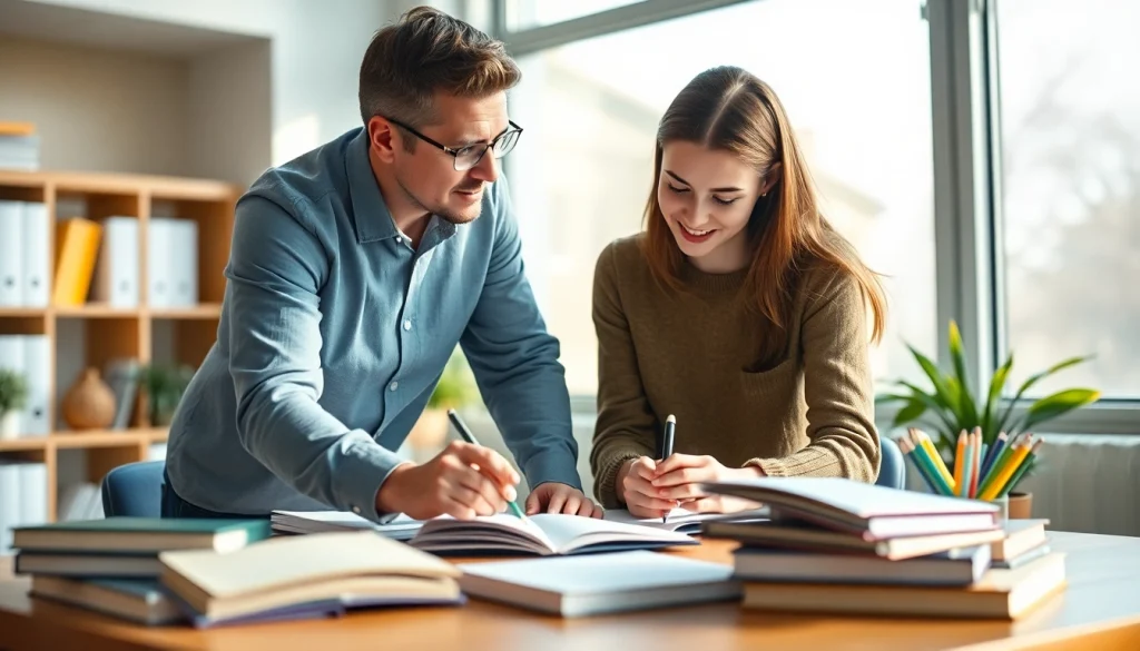 Enhance your understanding with exam assistance services in a bright tutoring environment.